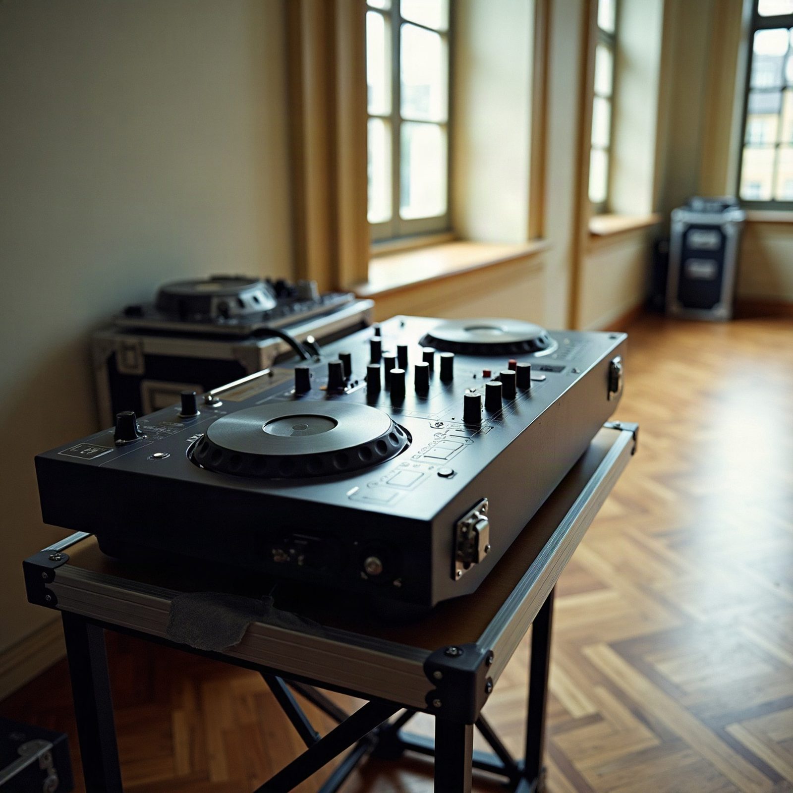 DJ-Pult (portabel) mieten — Eventverleih Stuttgart — im Einsatz