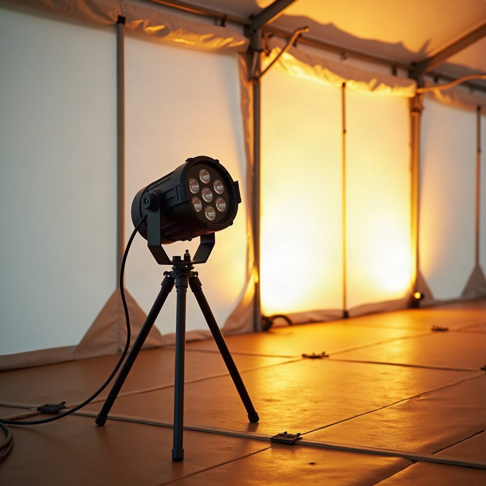 LED-PAR-Strahler, RGB (par36) mieten — Eventverleih Stuttgart — im Einsatz