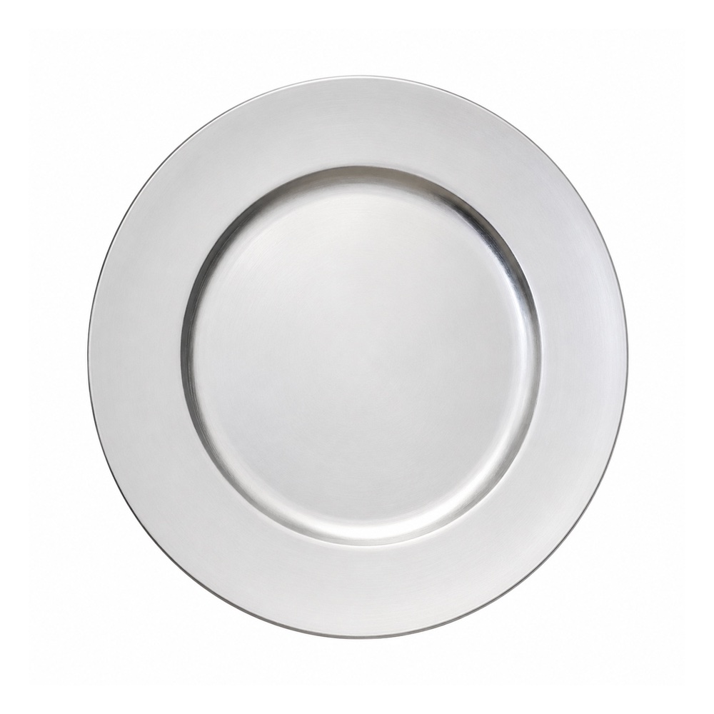 Platzteller silber Ø 33 cm mieten